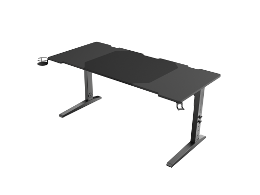 Genesis | Modular Gaming Desk | Holm 160 RGB | Anthracite Black