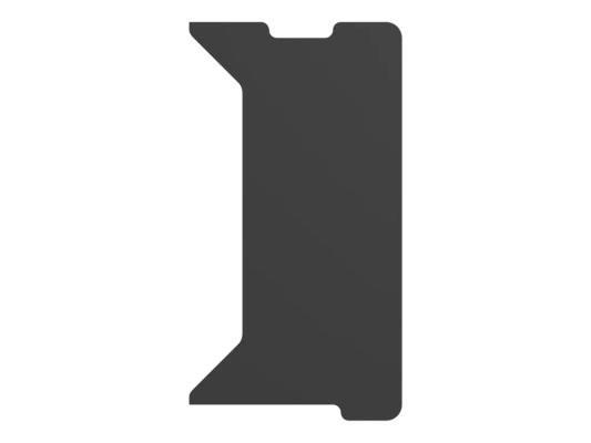 Genesis | Holm Modular Side Desk Top Right 40cm | NDS-2279 | Anthracite Black