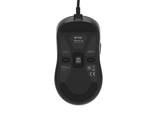 Fury | Gaming Mouse | Tanto T4 | Wired | USB | Black