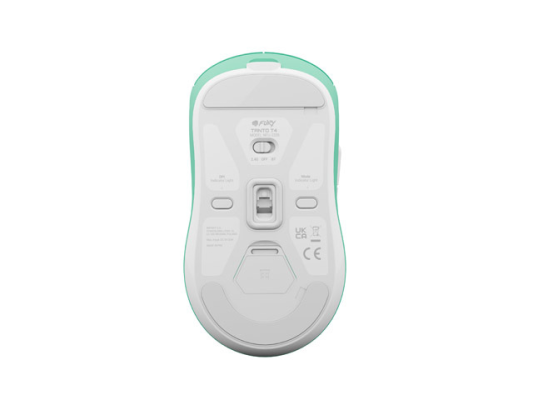 Fury | Gaming Mouse | Tanto T4 | Wired / Wireless | 2.4 GHz, Bluetooth, USB | Mint