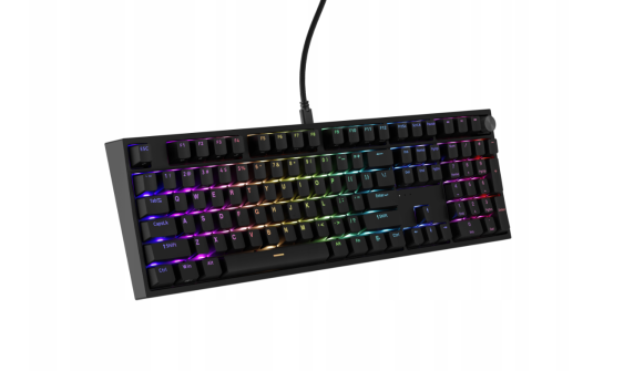 Genesis | THOR 404 | Wired | US | Black | USB Type-A | Gateron Yellow Pro