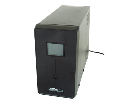 EnerGenie UPS with USB and LCD display, Black | EG-UPS-034 | 1500 VA | 900 W