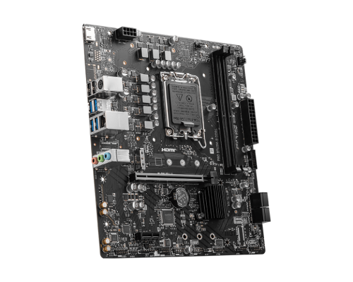 MSI PRO B760M-B DDR4 | Processor family Intel | Processor socket LGA1700 | DDR4 | Supported hard disk drive interfaces SATA, M.2 | Number of SATA connectors 4