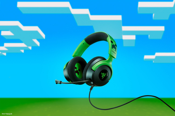 Razer Gaming Headset | Kraken V4 X | Wired | Over-Ear | Microphone | Minecraft Edition
