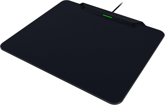 Razer | Wireless Charging Gaming Mouse Mat and Puck, Hard Edition | HyperFlux V2 Wireless Charging System | Gaming Mouse Mat | 360 x 311 mm | Black