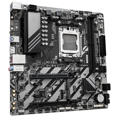 Gigabyte B840M D2H | Processor family AMD | Processor socket AM5 | DDR5 | Supported hard disk drive interfaces SATA, M.2 | Number of SATA connectors 4