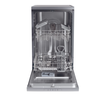 Candy Dishwasher | CDPH 2L1049S | Free standing | Width 45 cm | Number of place settings 10 | Number of programs 5 | Energy efficiency class E | Silver