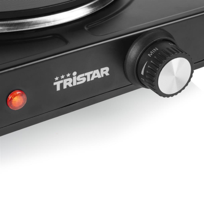 Tristar Table hob | KP-6151 | Number of burners / cooking zones 1 | Black | Electric
