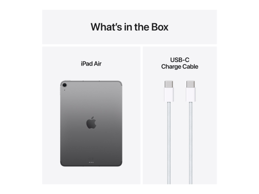 Apple | iPad Air Wi-Fi + Cellular | 11 " | Space Gray | IPS | 2360 x 1640 pixels | Apple M3 | 8 GB | 1000 GB | 3G | 4G | 5G | Wi-Fi | Front camera | 12 MP | Rear camera | 12 MP | Bluetooth | 5.3 | iPadOS | USB-C cha