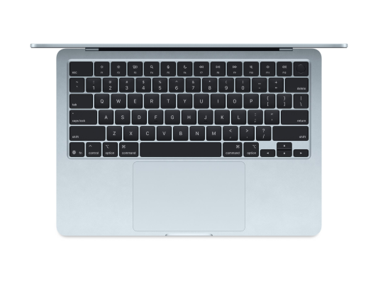 Apple MacBook | Air | Sky Blue | 13 " | IPS | 2560 x 1664 pixels | Apple M4 | 16 GB | Solid-state drive capacity 256 GB | Apple M4 chip 10-core CPU / 8-core GPU | macOS | 802.11ax | Bluetooth version 5.0 | Keyboard language Swedi
