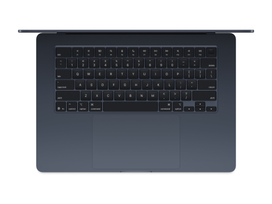Apple MacBook | Air | Midnight | 15 " | IPS | 2880 x 1864 pixels | Apple M4 | 16 GB | Solid-state drive capacity 256 GB | Apple M4 chip 10-core CPU / 10-core GPU | macOS | 802.11ax | Bluetooth version 5.0 | Keyboard language Swed
