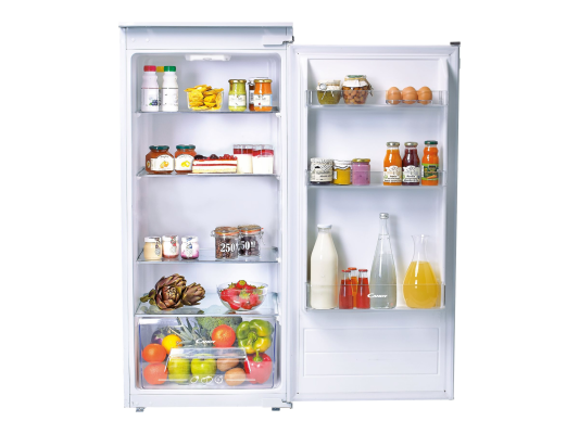 Candy | Refrigerator | CIL 220 EE / N | Energy efficiency class E | Built-in | Larder | Height 122.1 cm | Fridge net capacity 197 L | 39 dB | White