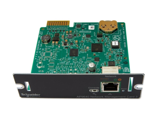 Schneider Electric Device monitoring and control, network management cards, NMC3, secure remote UPS monitoring and control | AP9640