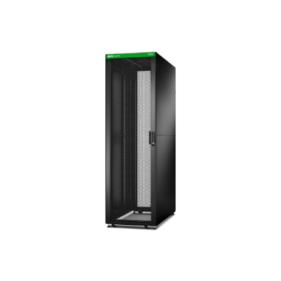 APC Easy Rack 600mm / 42U / 1200mm with Roof, Side panel,castors,feet and 4 Brackets, No Bottom, black | Schneider Electric