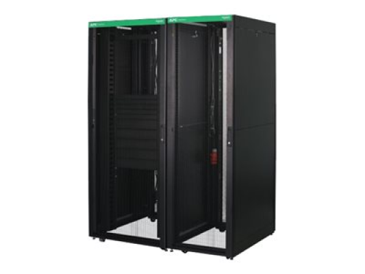 APC Easy Rack 600mm / 42U / 1200mm with Roof, Side panel,castors,feet and 4 Brackets, No Bottom, black | Schneider Electric