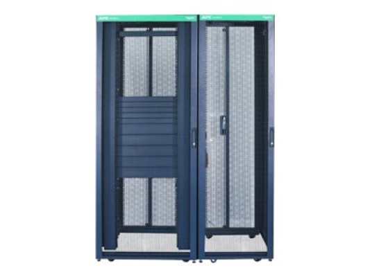 APC Easy Rack 600mm / 42U / 1200mm with Roof, Side panel,castors,feet and 4 Brackets, No Bottom, black | Schneider Electric
