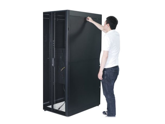 APC Easy Rack 600mm / 42U / 1200mm with Roof, Side panel,castors,feet and 4 Brackets, No Bottom, black | Schneider Electric