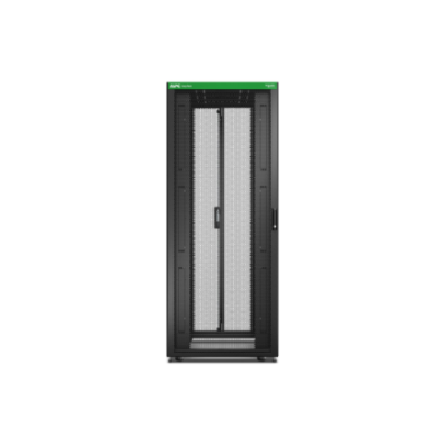 APC Easy Rack 800mm / 42U / 1000mm , with Roof, castors, feet and 4 Brackets, No Side panels, black | Schneider Electric