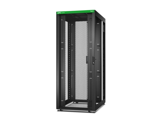 APC Easy Rack 800mm / 42U / 1200mm , with Roof, castors, feet and 4 Brackets, No Side panels, black | Schneider Electric