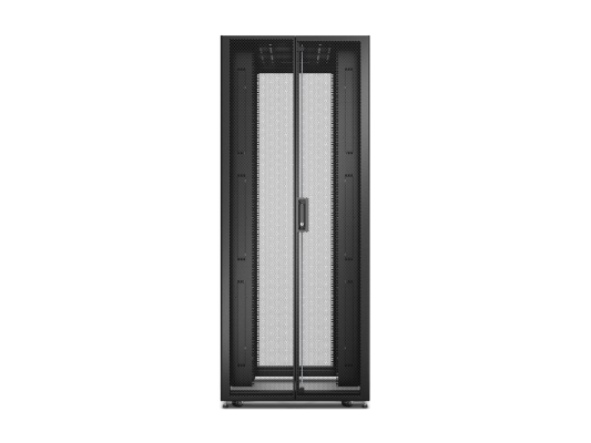 APC Easy Rack 800mm / 42U / 1200mm , with Roof, castors, feet and 4 Brackets, No Side panels, black | Schneider Electric