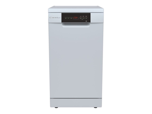 Candy Dishwasher | CDPH 2D1047W-01 | Free standing | Width 45 cm | Number of place settings 10 | Number of programs 7 | Energy efficiency class E | Display | White