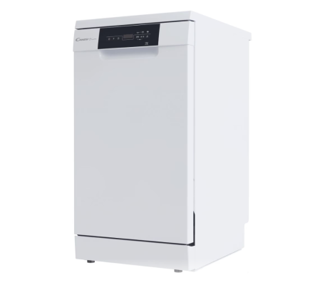 Candy Dishwasher | CDPH 2D1047W-01 | Free standing | Width 45 cm | Number of place settings 10 | Number of programs 7 | Energy efficiency class E | Display | White