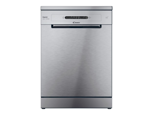Candy Dishwasher | CF 3C7L0X | Free standing | Width 60 cm | Number of place settings 13 | Number of programs 5 | Energy efficiency class C | Stainless steel