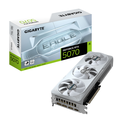 Gigabyte GeForce RTX 5070 EAGLE OC ICE SFF 12G | NVIDIA | 12 GB | GeForce RTX 5070 | HDMI ports quantity 1 | PCI-E 5.0