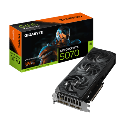 Gigabyte GeForce RTX 5070 WINDFORCE OC SFF 12G | NVIDIA | 12 GB | GeForce RTX 5070 | HDMI ports quantity 1 | PCI-E 5.0