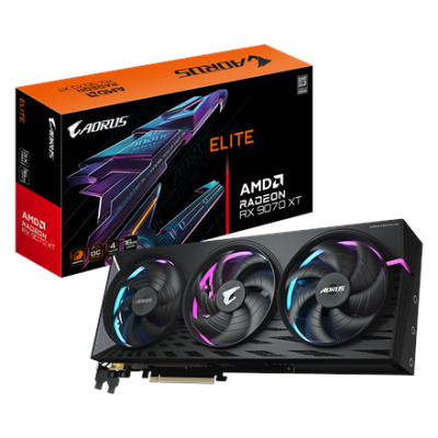 Gigabyte | AORUS Radeon RX 9070 XT ELITE 16G | AMD | 16 GB | Radeon RX 9070 XT | HDMI ports quantity 1 | PCI-E 5.0