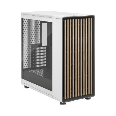Fractal Design Computer Case | North XL | Chalk White TG Clear | ATX | Power supply included No