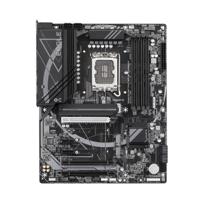 Gigabyte Z790 EAGLE | Processor family Intel | Processor socket LGA1700 | DDR5 DIMM | Supported hard disk drive interfaces M.2, SATA | Number of SATA connectors 4