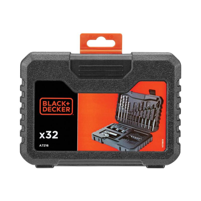 BLACK & DECKER | 32 Piece Drilling and Screwdriving Set | A7216-XJ