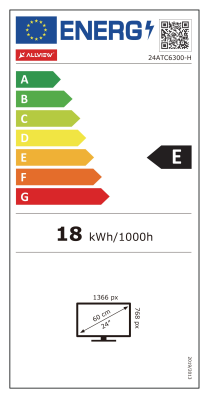 Allview HD Ready LED TV | 24ATC6300-H | 24 | Black