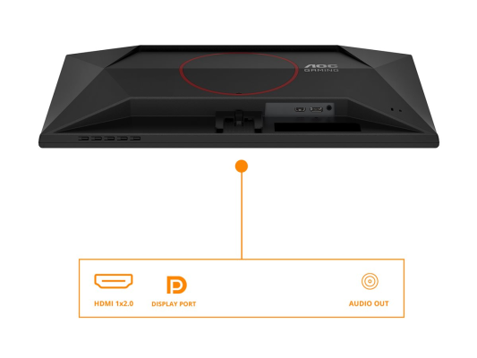 AOC | 25G42E | 25 " | IPS | FHD | 16:9 | 180 Hz | 1 ms | 1920 x 1080 pixels | 300 cd / m² | HDMI ports quantity 1 | Black