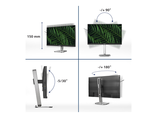 Philips | 27B2G5200 / 00 | 27 " | IPS | 16:9 | 100 Hz | 4 ms | 1920 x 1080 pixels | 300 cd / m² | HDMI ports quantity 1
