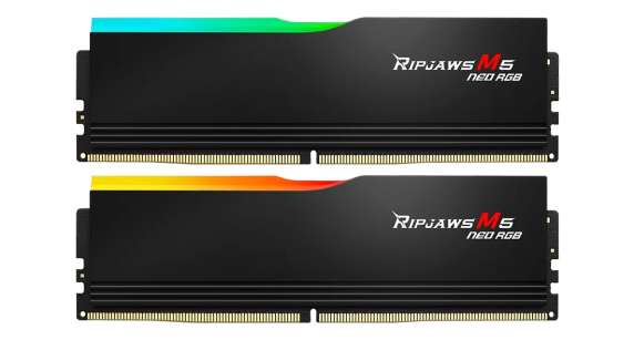G.Skill Ripjaws M5 Neo RGB | 96 (2x48GB) GB | DDR5 | 6000 MHz | PC / server | Registered No | ECC No