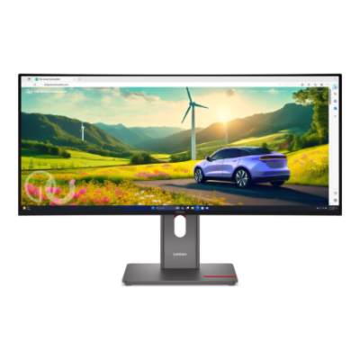 Lenovo | ThinkVision | P34WD-40 | 34 " | IPS | 21:9 | 120 Hz | 4 ms | 3440x1440 pixels | 350 cd / m² | HDMI ports quantity 1 | Eclipse black | Warranty 36 month(s)