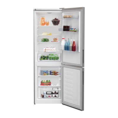 INDESIT Refrigerator | INKS 1361 S4E | Energy efficiency class E | Free standing | Combi | Height 185.2 cm | Fridge net capacity 223 L | Freezer net capacity 120 L | 38 dB | Silver