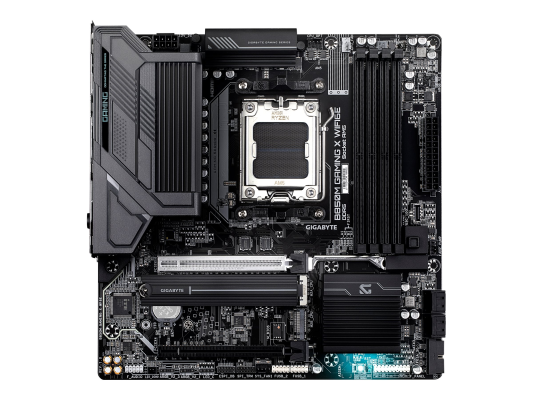 Gigabyte B850M GAMING X WIFI6E | Processor family AMD | Processor socket AM5 | DDR5 SDRAM | Supported hard disk drive interfaces M.2, SATA | Number of SATA connectors 4 | Micro ATX