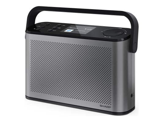 Sharp OSAKA Stereo Portable Digital Radio | DR-P540(GY) | USB port | Bluetooth | FM radio | Wireless connection
