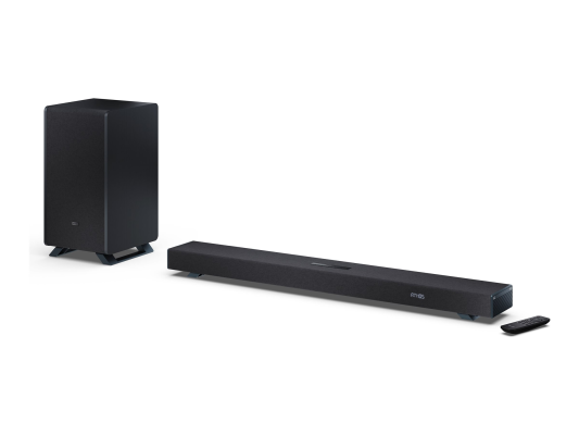Sharp | 3.1.2 Dolby Atmos / DTS:X Soundbar with Wireless Subwoofer | HT-SBW53121(BK) | Bluetooth