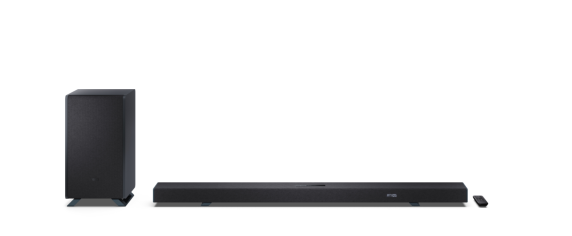 Sharp | 5.1.2 Dolby Atmos / DTS:X Soundbar with Wireless Subwoofer | HT-SBW55121(BK) | Bluetooth