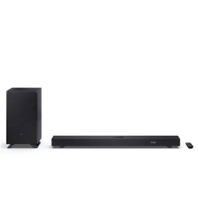 Sharp | 3.1.2 Dolby Atmos / DTS:X Soundbar with Wireless Subwoofer | HT-SBW53121(BK) | Bluetooth