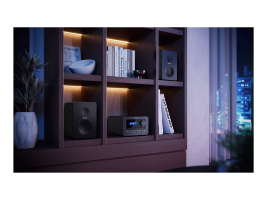 Sharp TOKYO FM Hi-Fi Micro System | XL-B514(BK) | AUX in | Bluetooth | CD player | FM radio