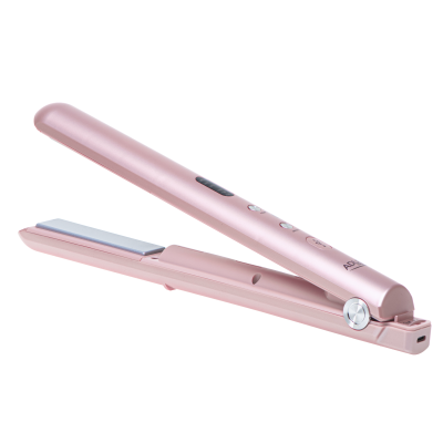 Adler Cordless Hair Straightener | AD 2327 | Ceramic heating system | Display LED | Temperature (min) 160 °C | Temperature (max) 220 °C | Pink