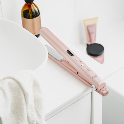 Adler Cordless Hair Straightener | AD 2327 | Ceramic heating system | Display LED | Temperature (min) 160 °C | Temperature (max) 220 °C | Pink