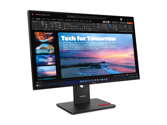 Lenovo | ThinkVision | T27QD-40 | 27 " | IPS | 16:9 | 120 Hz | 4 ms | 2560 x 1440 pixels | 350 cd / m² | HDMI ports quantity 1 | Eclipse black | Warranty 36 month(s)