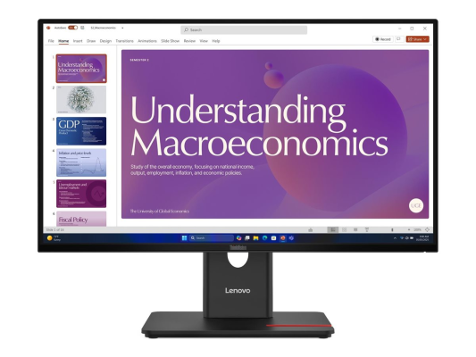 Lenovo | ThinkVision T24D-40 | 23.8 " | IPS | 16:9 | 120 Hz | 4 ms | 1920 x 1080 pixels | 250 cd / m² | HDMI ports quantity 1 | Eclipse Black | Warranty 36 month(s)