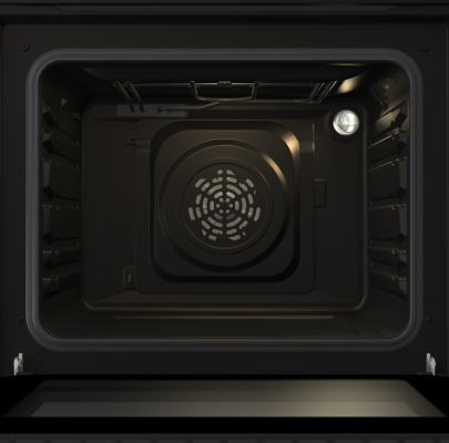 Gorenje Oven | BO6615E01B | 60 L | Electric | EnamelClean | Push pull buttons | Height 59.5 cm | Width 59.5 cm | Black